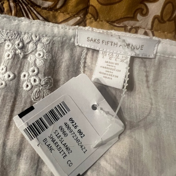 SAKS FIFTH AVENUE NWT cover up top size L - Picture 3 of 6